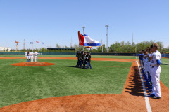 Baseball 2016: JHS (11) vs. Shaw (6); JRS, Main Gallery, Saturday, April 2