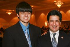 Cal '11, Felix Abadin '13, and Jorge Abadin  '14