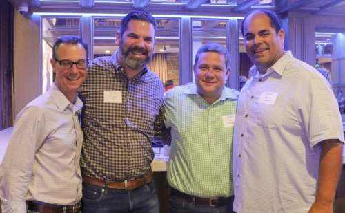 Todd Tournillon, Daniel Carr, Jay Valentino, and David Castro