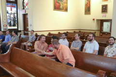 Class of 2014, Pre-Reunion Mass, Holy Name of Jesus Chapel, June 29, 2019