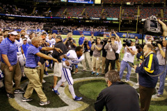 Football 2014 Division 1 State Championship Game: Jesuit vs John Curtis; Post-Game Celebration; Friday, December 5, 2014 