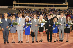 Homecoming Court, Oct. 25, 2013