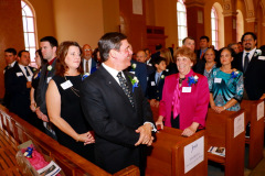 Homecoming Mass and Recognition of the 2015 Alumnus of the Year - John E. O'Shea, Jr. '80; Chapel of the North American Martyrs; Saturday, Sept. 26, 2015