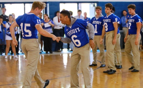 Pep Rally Gym_JHSvShaw_10232015_11