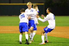 Soccer 2014-15: JHS (1) vs Holy Cross (0); John Ryan Stadium, January 21