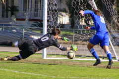 Soccer 2014-15: JHS (2) vs Brother Martin (1); Farley Field, January 24
