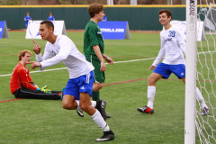 Soccer 2014-15: JHS (4) vs Newman (1); John Ryan Stadium, January 31