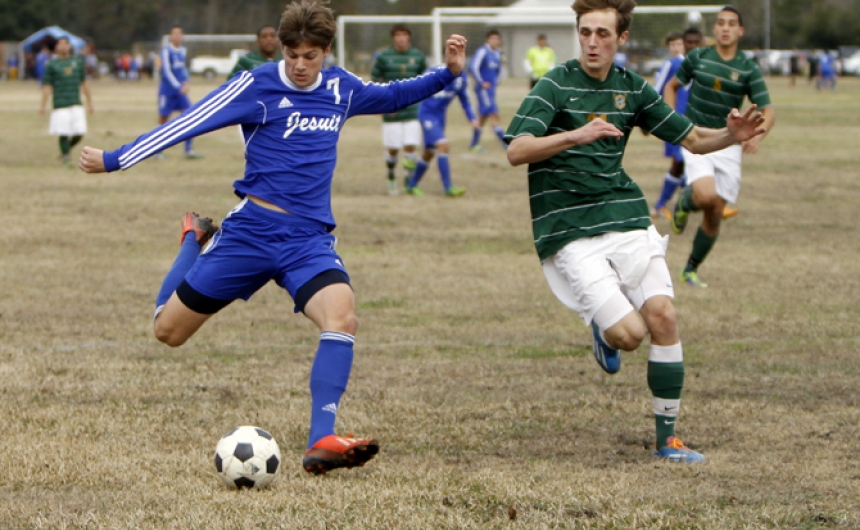 Soccer, Jesuit vs. Acadiana, St. Paul's Holiday Tournament 12.27.13