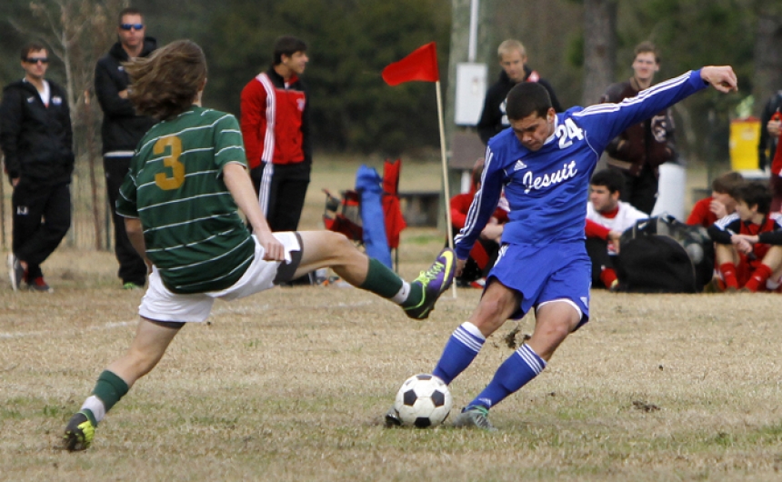 Soccer, Jesuit vs. Acadiana, St. Paul's Holiday Tournament 12.27.13