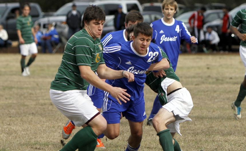 Soccer, Jesuit vs. Acadiana, St. Paul's Holiday Tournament 12.27.13