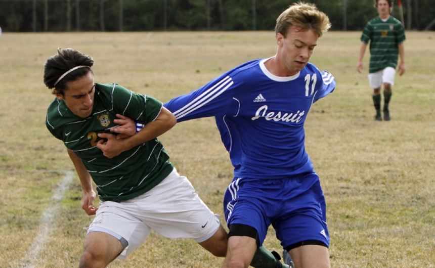 Soccer, Jesuit vs. Acadiana, St. Paul's Holiday Tournament 12.27.13