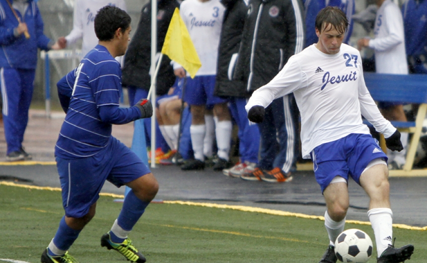 Soccer, Jesuit vs. East Ascension, St. Paul's Holiday Tournament, 12.28.13