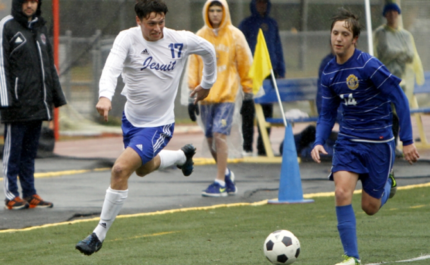 Soccer, Jesuit vs. East Ascension, St. Paul's Holiday Tournament, 12.28.13