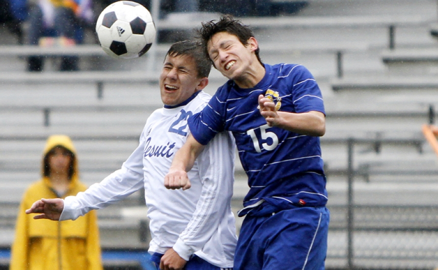 Soccer, Jesuit vs. East Ascension, St. Paul's Holiday Tournament, 12.28.13