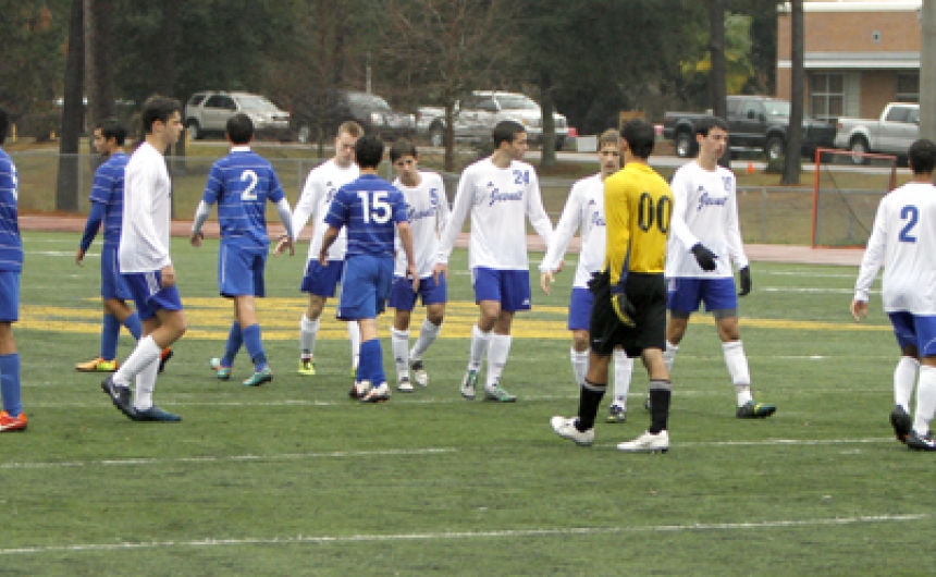 Soccer, Jesuit vs. East Ascension, St. Paul's Holiday Tournament, 12.28.13