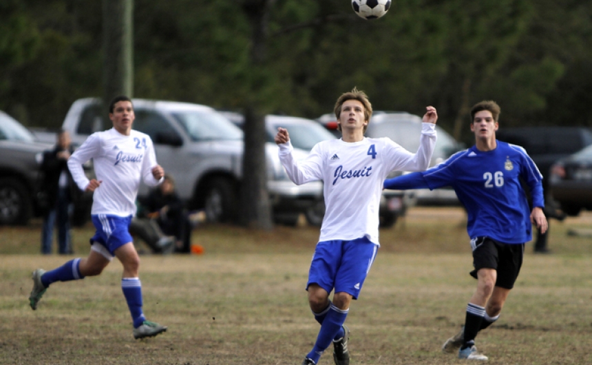 Soccer, Jesuit vs. Mandeville, St. Paul's Holiday Tournament 12.27.13