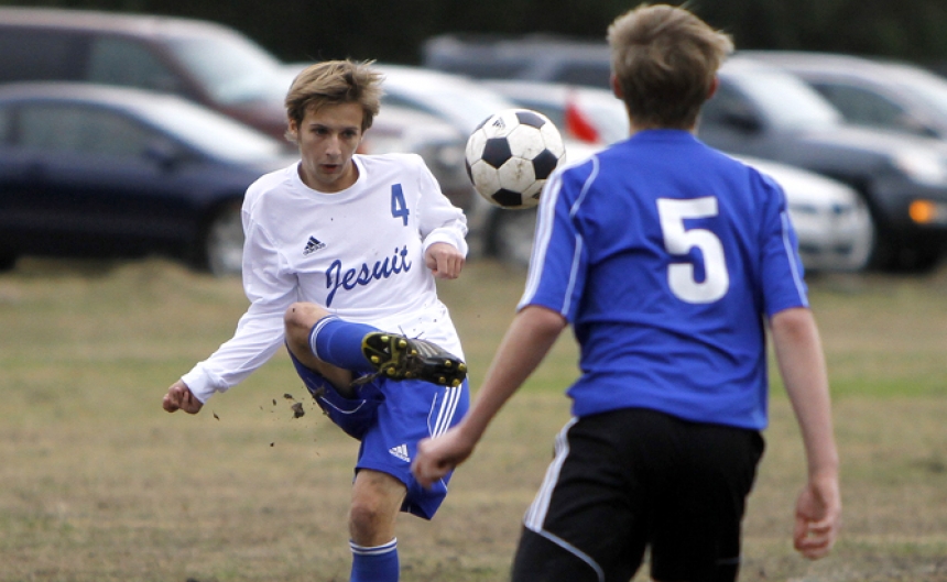 Soccer, Jesuit vs. Mandeville, St. Paul's Holiday Tournament 12.27.13