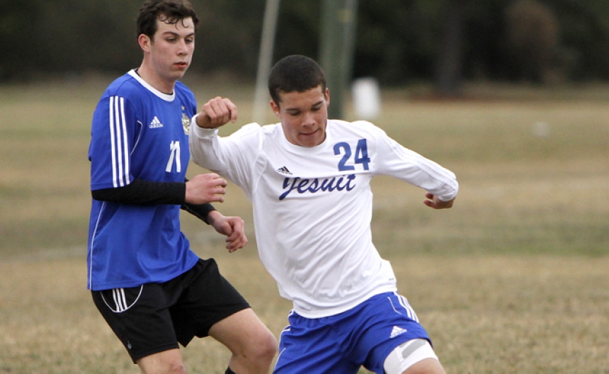 Soccer, Jesuit vs. Mandeville, St. Paul's Holiday Tournament 12.27.13