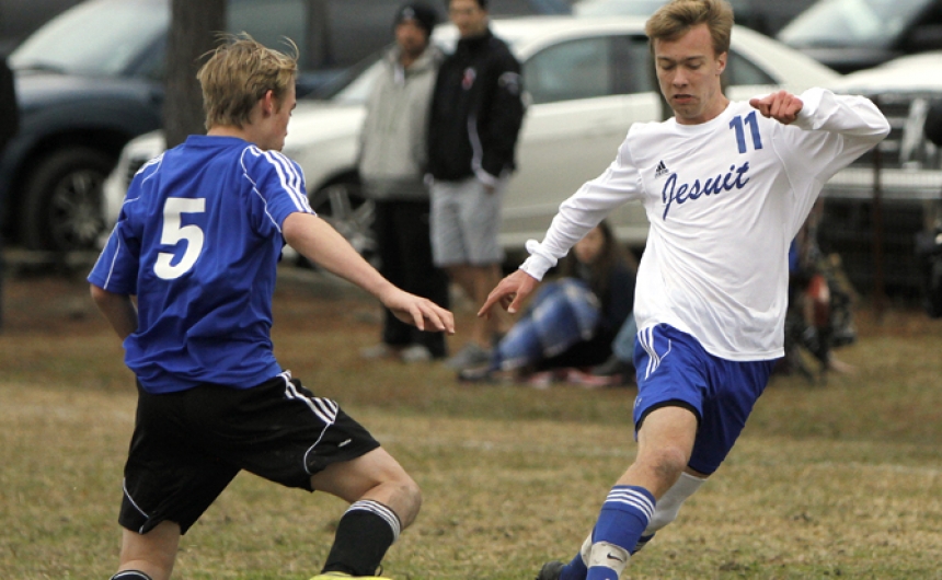 Soccer, Jesuit vs. Mandeville, St. Paul's Holiday Tournament 12.27.13