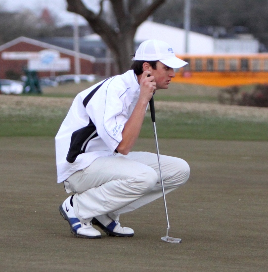 Senior Nick Ingles shot a 37 to lead the Blue Jay golf team over Isidore Newman and Country Day on March 13 at English Turn Golf &  Country Club.