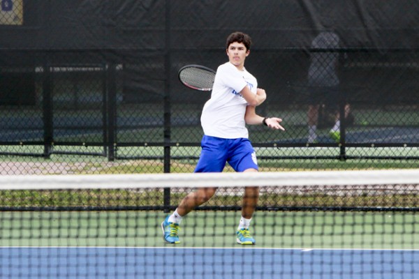 Against district foe Brother Martin on April 4, sophomore Alex DePascual  won in singles, 8-0.