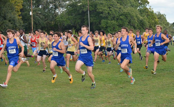 The Blue Jays demonstrated the definition of teamwork and pack running when they captured the 2013 Metro Cross Country Championship on Oct. 30, 2013.