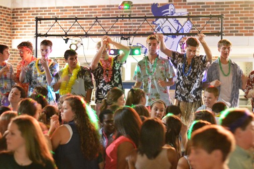 Hawaiian shirts and leis were the look of the night as Blue Jays kicked off the school year with a luau theme for the annual Back-to-School Dance, one of the most successful in recent memory.