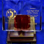 Jesuit received this award from the New Orleans Black Chorale in recognition of the school's 50th Anniversary of Integration Celebration.