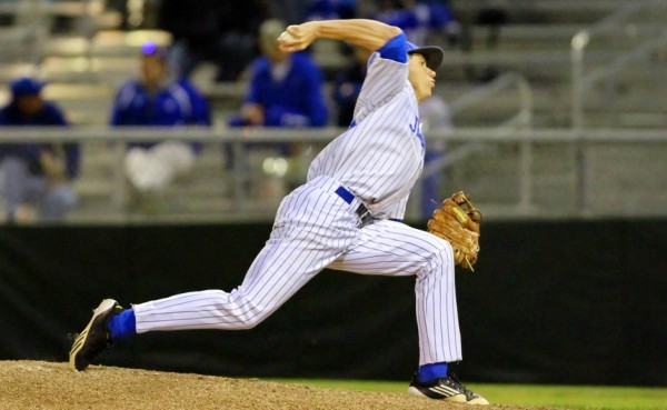 Brandon Sequeira pitched six innings, giving up only three hits and striking out five Raiders.