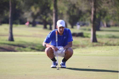 Senior Will Myers shot a 34 at Timberlane Country Club to help the Blue Jays defeat Rummel. 