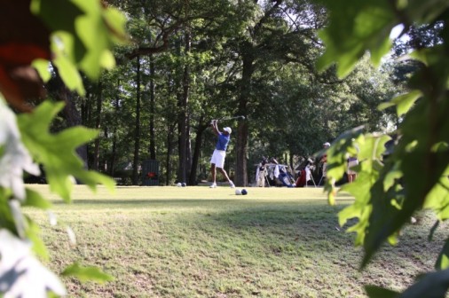 C.J. Blagrove shot a 77 at Beau Chene Country Club in Mandeville to help lead the Blue Jays to a second place finish in the bi-district golf tournament.