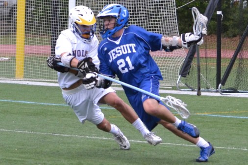 Senior Thomas Nimmo was a force against St. Paul's and again against Dutchtown on April 8, 2014 at Muss Bertolino Stadium in Kenner.
