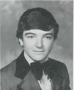 Bill Babin as a senior in the 1974 Jesuit Yearbook.