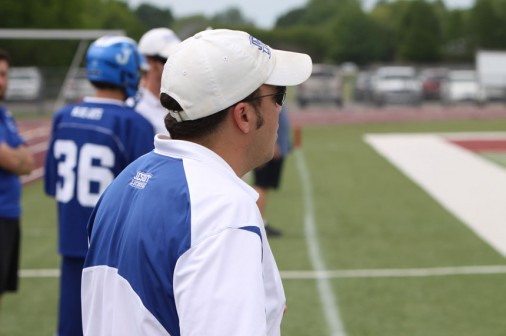 Steve Krobert '05 is the new head coach of the Jesuit lacrosse program.