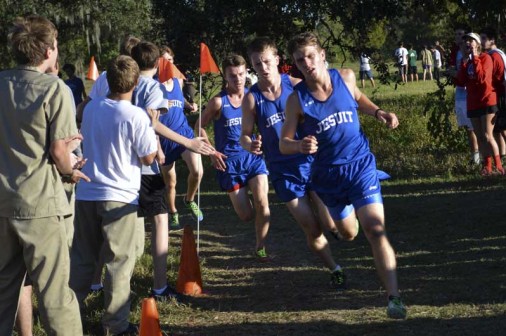 Jesuit's vaunted pack running paved the way for the district championship.