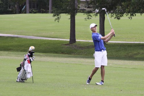Junior Grant Glorioso recorded an even-par 72 on Beau Chene's Oak Course to help the Blue Jay golf team finish first at the District 4 Tournament. 