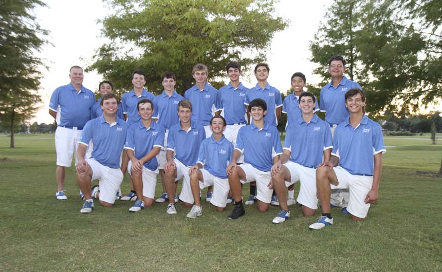 The 2015-16 Blue Jay golft team.