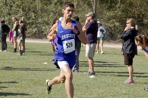 Sophomore Garrett Crumb finished the three-mile course in 17:36.