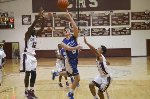 Junior Brendan Conroy scored 13 points in a loss to Chalmette on Friday, Dec. 18.