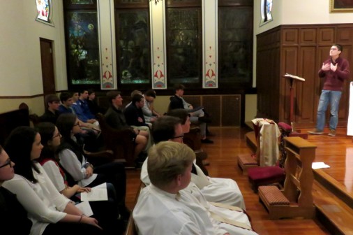 John Guerra, '14, returns to Jesuit for the Advent installment of Truth & Glory.