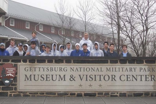 The team also took a side trip to Gettysburg, Pennsylvania.