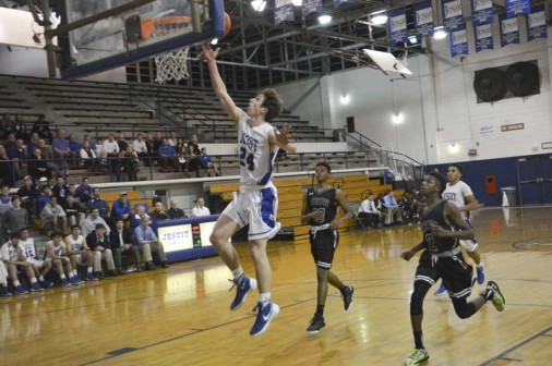 Junior Will Hillery led all scorers with 15 points as Jesuit downed Shaw 80-34 on Wednesday, Feb. 10 at the Birdcage.