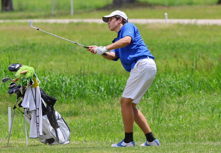 Britton Khalaf is a freshman with a bright future in golf.