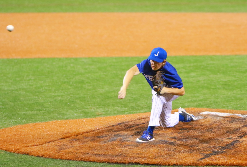 ... But Collin Miller pitched one inning in relief to get his first win for Retif.
