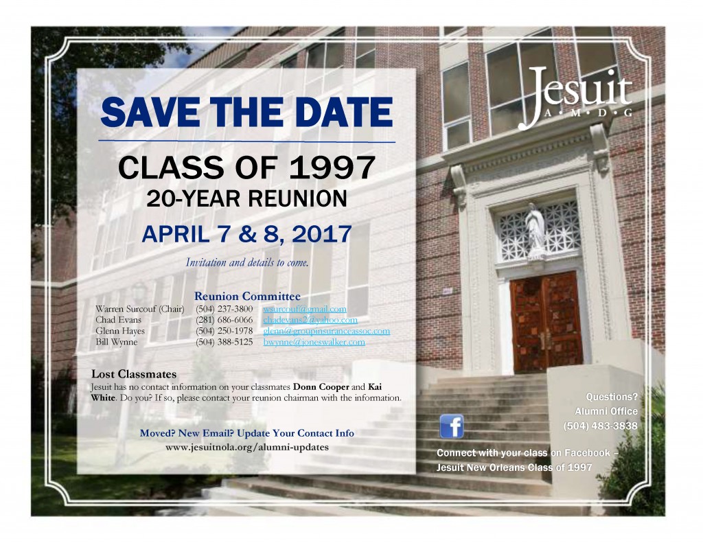 Class of 1997 - Click image to view PDF.
