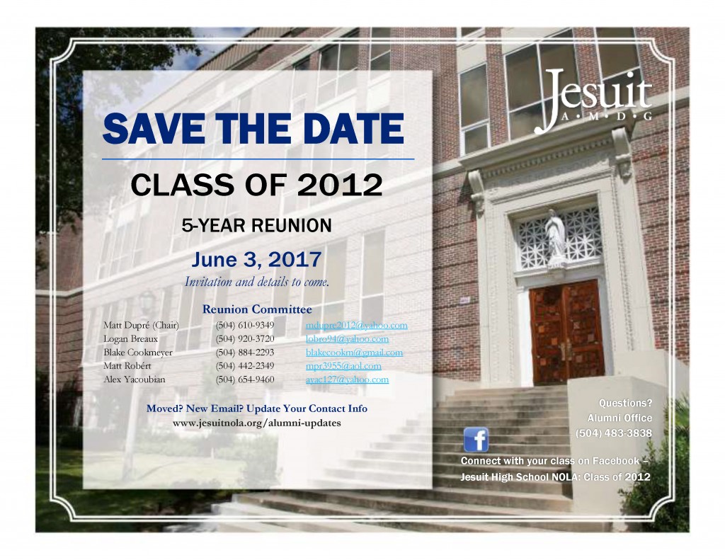 Class of 2012 - Click the image to view PDF.