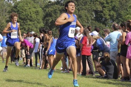 Senior Reed Meric torched the three-mile course at Highland Park in Baton Rouge on Saturday, Oct. 1, posting a time of 15:46.