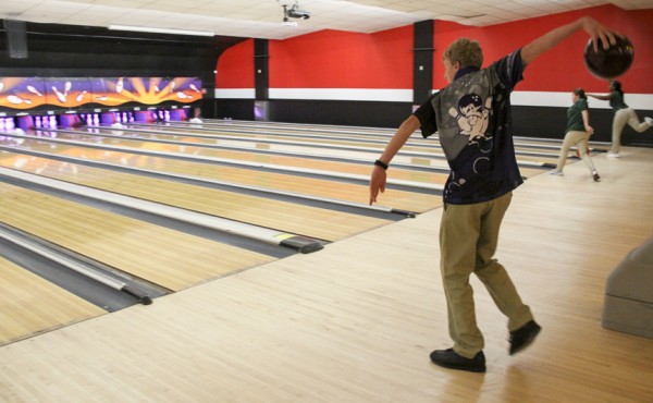 Junior Gerard Miller bowled a 582 series against Holy Rosary on Jan. 30, 2017.