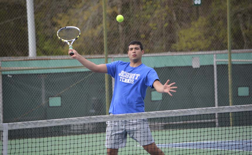 Jesuit Tennis Takes Fifth in 40team McGillToolen Invitational Field