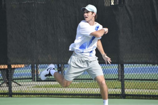 Graham Buck and his Jesuit teammates take to the courts for Day Two of regional play at 8:00 a.m. on Wednesday, April 19 at the City Park/Pepsi Tennis Center.